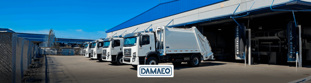 automatização dos caminhões de coleta de lixo